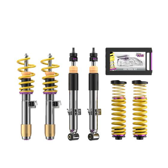 KW Gewindefahrwerk V3 inox (inkl. Stillegung f. elektr. Dämpfer) für BMW M3 Tourung G81