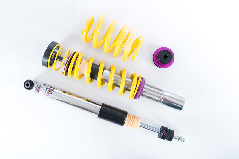 KW Gewindefahrwerk Inox (Edelstahl Federbeingehäuse) für Volkswagen (VW) Golf 8 Ø 55mm, für Mehrlenker- HA, ohne DCC