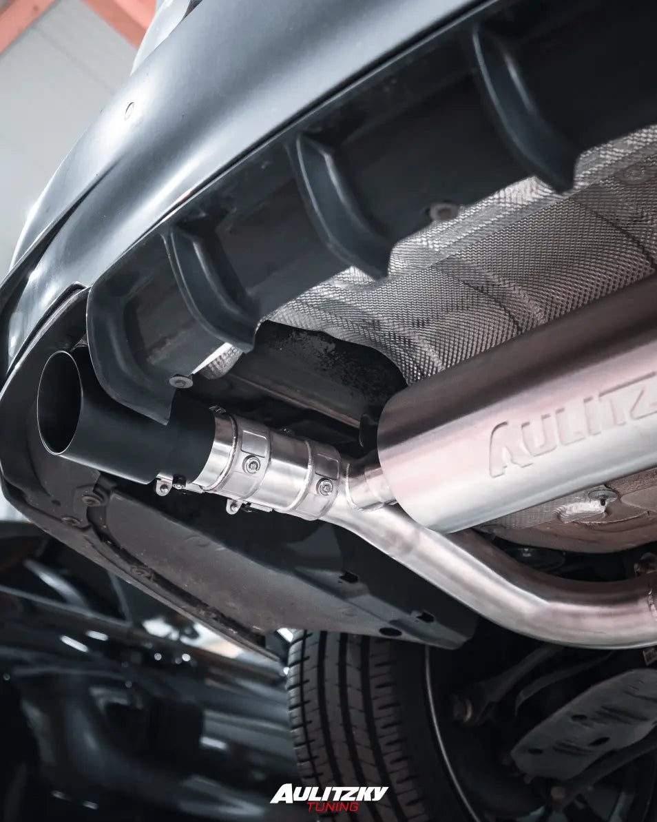 Aulitzky Exhaust | BMW 340i/440i F3x nonOPF & OPF | 3,0 Zoll Edelstahl Abgasanlage ab Kat mit Klappensteuerung | TÜV
