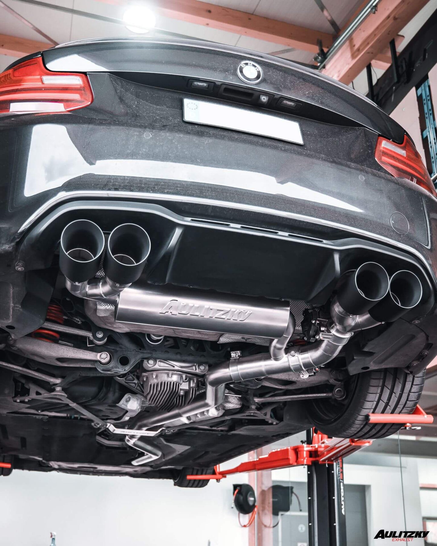 Aulitzky Exhaust | BMW M2 F87 N55 | 3,0 Edelstahl Klappenabgasanlage ab KAT | TÜV