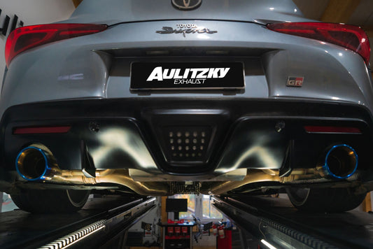 Aulitzky Exhaust | Toyota Supra MK5 | GR Supra Legend 3.0 | A90 | Endschalldämpfer mit Klappensteuerung | TÜV